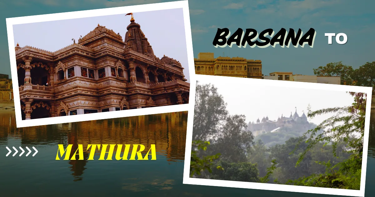 Barsana to Mathura Distance