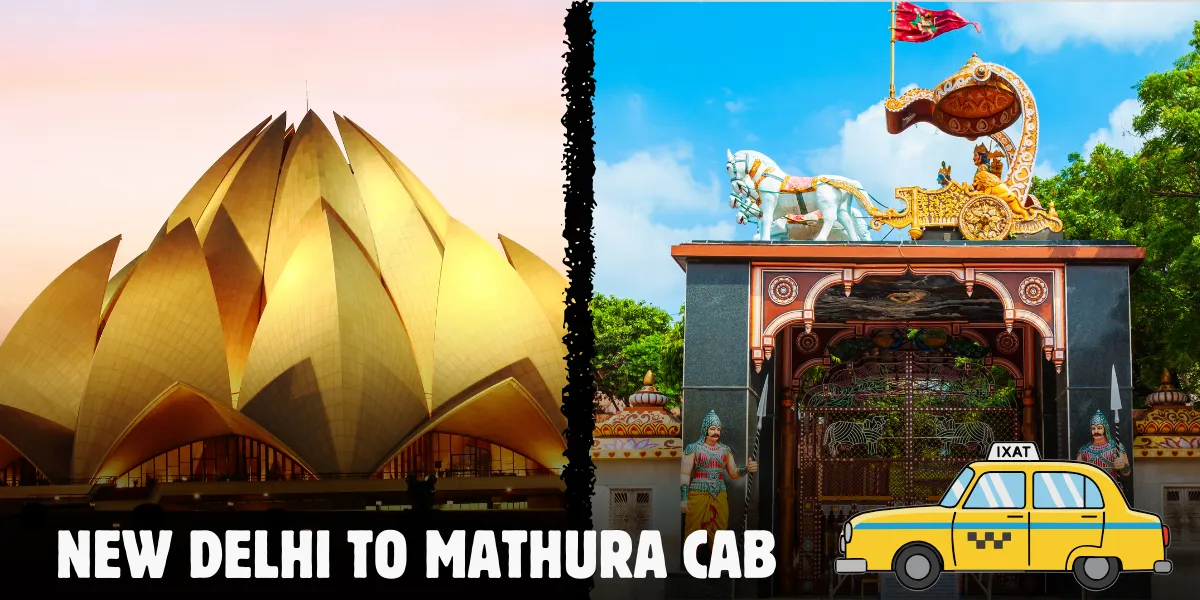 New Delhi to Mathura Cab