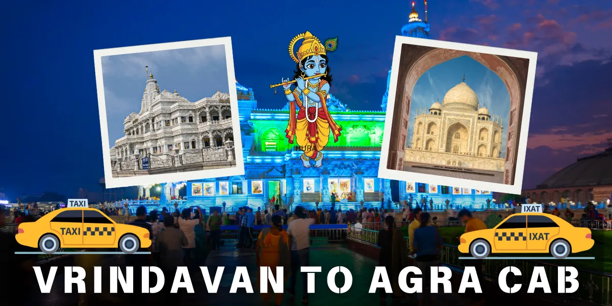 Vrindavan to Agra Cab